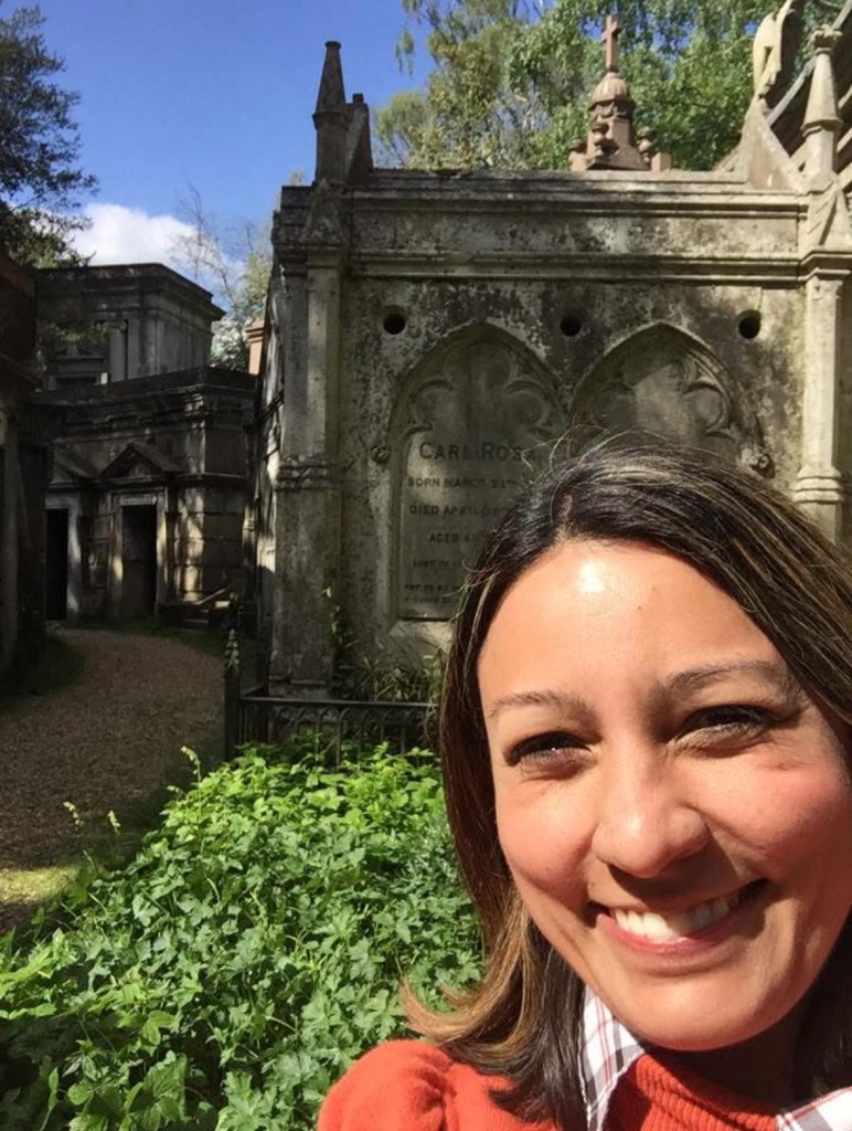 Tombs, mausoleums, famous graves at HIghgate cemetery, London, England